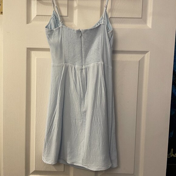 Aritzia Sunday Best DELILAH MINI DRESS in fluid blue - Picture 4 of 5